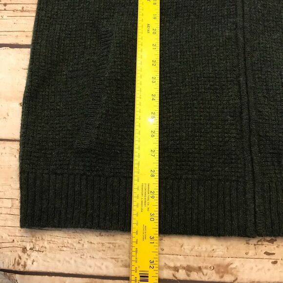 Pendleton Mens Green 100% Shetland Wool Full Zip Sweater Size XL - Picture 13 of 16